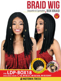 Motown Tress Slayable and Spinable Braided Lace Front Wig - LDP.BOX 18