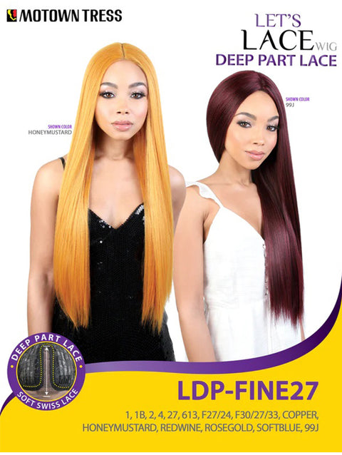 Motown Tress Let's Deep Part Lace Front Wig - LDP.FINE27