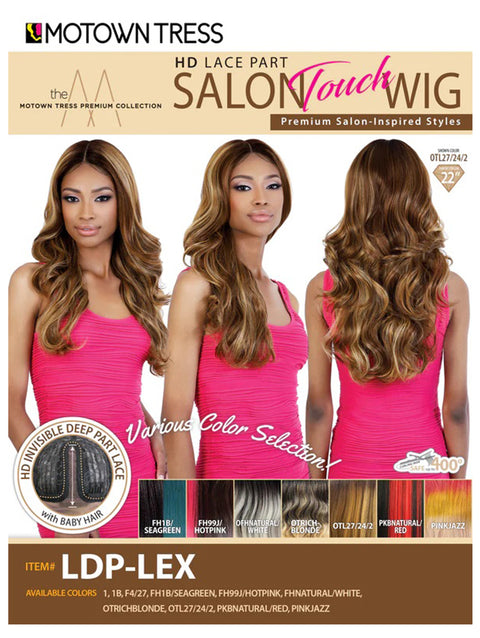 Motown Tress Salon Touch HD Lace Part Wig - LDP-LEX