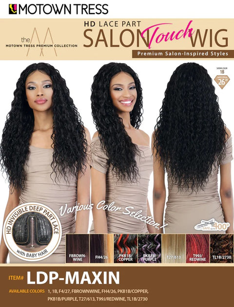 Motown Tress Salon Touch HD Lace Part Wig - LDP-MAXIN