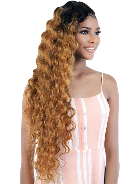 Motown Tress Premium Synthetic 13x6 Faux Skin HD Invisible Lace Wig - LS136.TRUE
