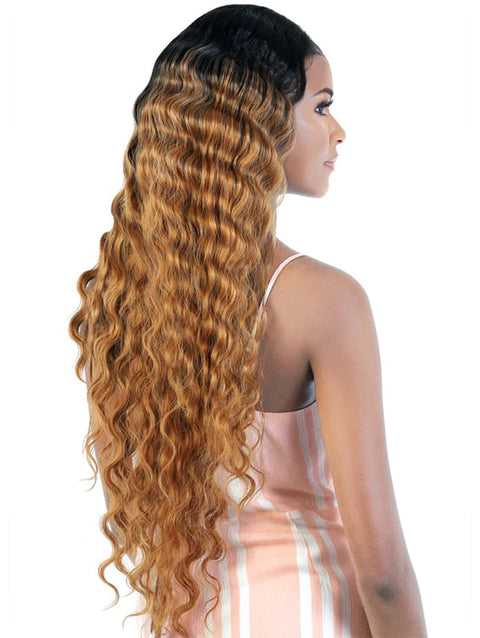 Motown Tress Premium Synthetic 13x6 Faux Skin HD Invisible Lace Wig - LS136.TRUE