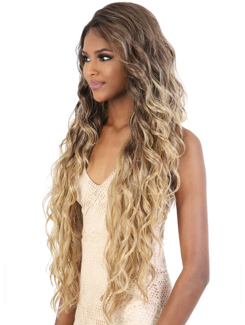 Motown Tress Premium Synthetic 13x7 HD Invisible Fake Scalp Lace Wig - LS137.ELLA
