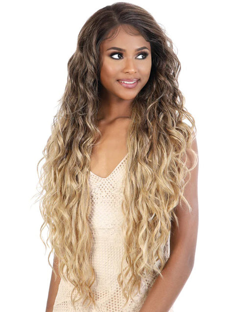 Motown Tress Premium Synthetic 13x7 HD Invisible Fake Scalp Lace Wig - LS137.ELLA