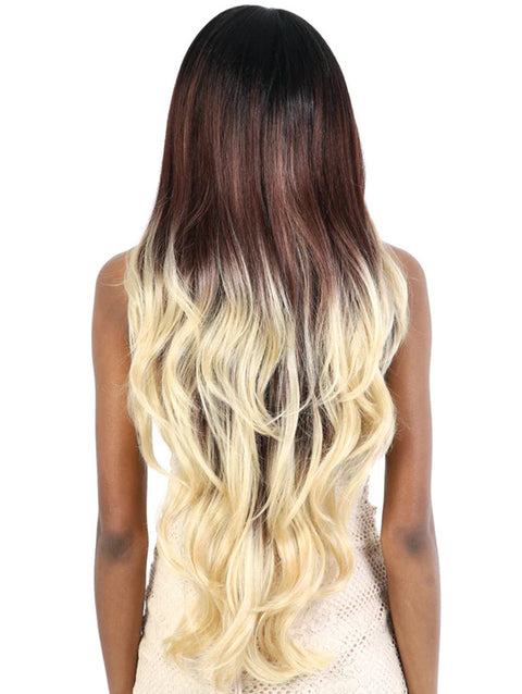 Motown Tress Premium Synthetic 13x7 HD Invisible Fake Scalp Lace Wig - LS137.RIYA