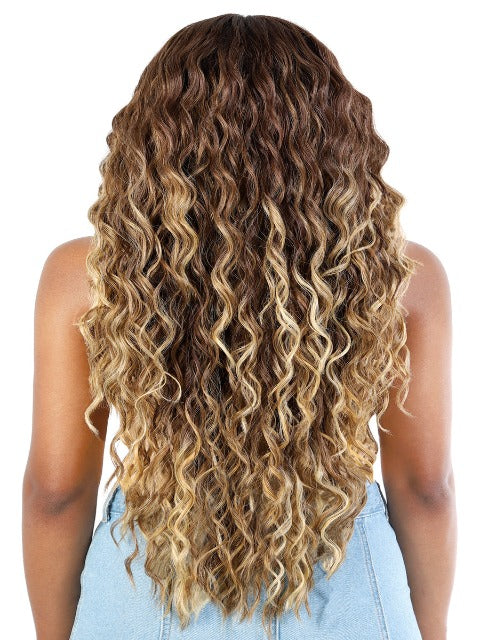 Motown Tress Premium Synthetic 13x7 HD Invisible Fake Scalp Lace Wig - LS137.SAMI