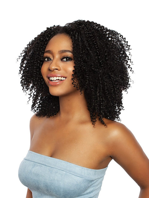 Mane Concept Mega Brazilian 4A SPRINGY COILS Clip In Hair 9pc