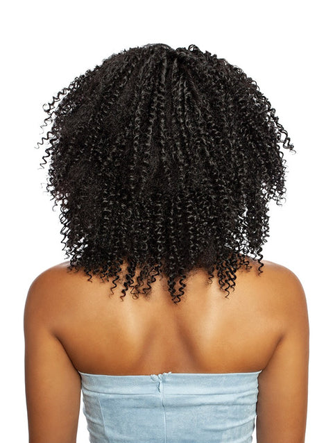Mane Concept Mega Brazilian 4A SPRINGY COILS Clip In Hair 9pc