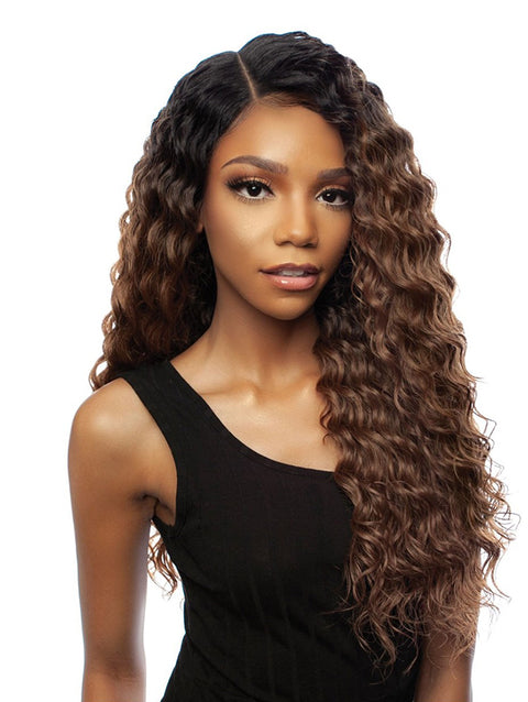 Mane Concept Mega Brazilian Multi Pack MEGA LOOSE DEEP Weave 3pc with HD Closure 14-16-18
