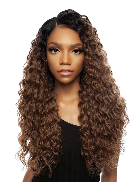Mane Concept Mega Brazilian Multi Pack MEGA LOOSE DEEP Weave 3pc with HD Closure 14-16-18