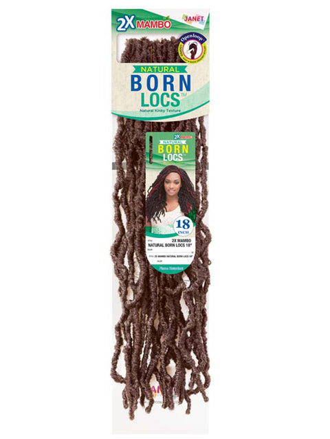 Janet Collection 2X Mambo NATURAL BORN LOCS Braid 18