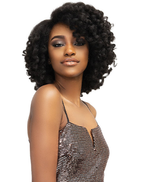 Janet Collection Synthetic Natural Me Deep Part Lace Wig - YANA