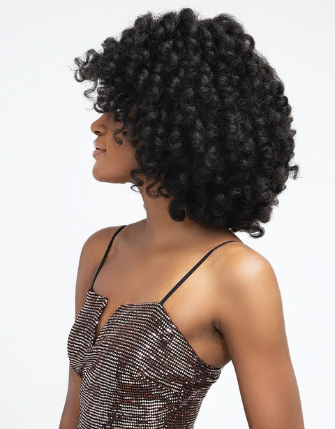 Janet Collection Synthetic Natural Me Deep Part Lace Wig - YANA