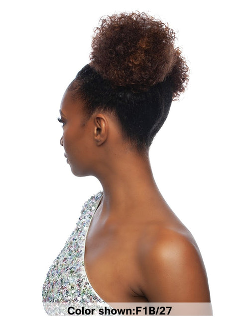 Mane Concept Pristine Queen Human Hair DrawString - PQWNT05 DOUBLE AFRO PUFF WNT