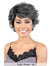 Motown Tress Human Hair Silver Gray Hair Collection Wig - SH.BRENDA