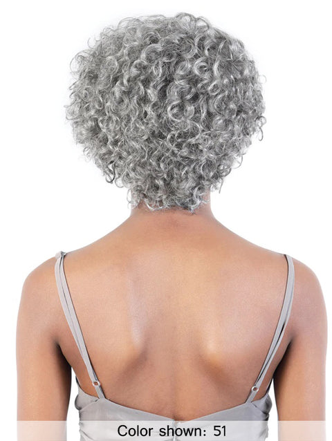 Motown Tress Human Hair Silver Gray Hair Collection Wig - SH.FIT