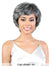 Motown Tress Human Hair Silver Gray Hair Collection Wig - SH.RITA