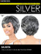 Motown Tress Human Hair Silver Gray Hair Collection Wig - SH.RITA