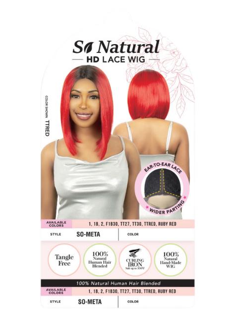 R&B Collection So Natural Blended Human Hair HD Lace Wig - SO-META