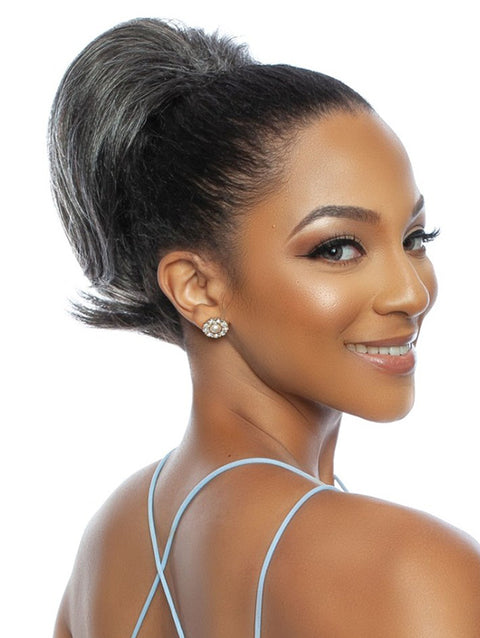 Mane Concept YellowTaiL Silver Queen Ponytail Drawstring- QUEEN OPRAH WNT (SQWNT01)