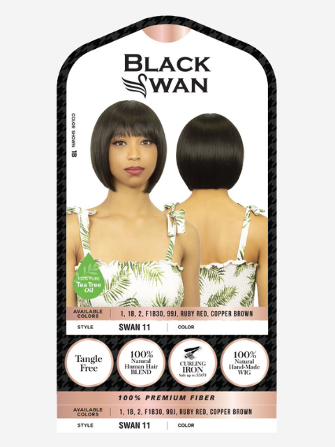 R&B Collection Black Swan Blended Human Hair Wig - SWAN 11