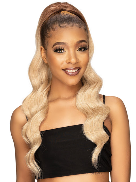 SALE! Janet Collection Remy Illusion Ponytail - TOPAZ