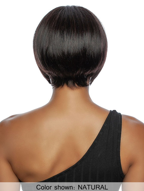 Mane Concept Trill 11A 100% Unprocessed Human Hair TR1130 REFINED BOB WITH BANG Full Wig 8"