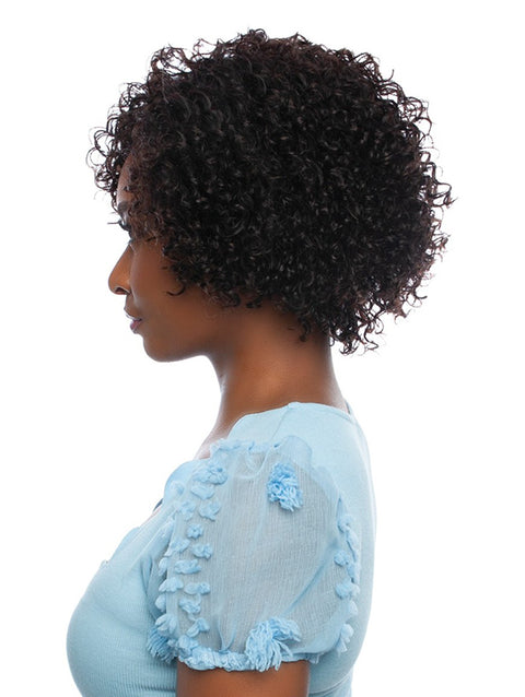 Mane Concept Trill 11A 100% Unprocessed Human Hair Full Wig - TR1180 DEEP CURL 10"