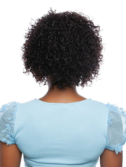 Mane Concept Trill 11A 100% Unprocessed Human Hair Full Wig - TR1180 DEEP CURL 10"