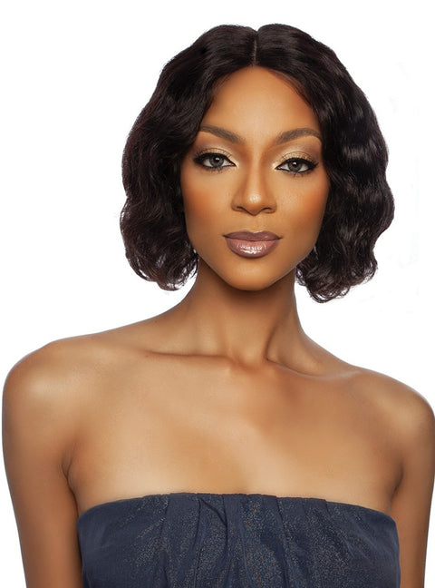 Mane Concept Trill 100% Unprocessed Human Hair HD Lace Front Wig - TR203 ROTATE PART BODY WAVE 10"