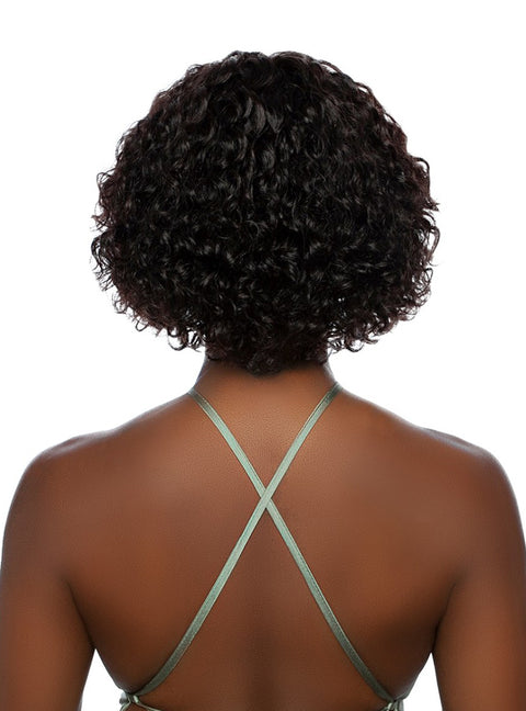 Mane Concept Trill 100% Unprocessed Human Hair HD Lace Front Wig - TR204 ROTATE PART WATER CURL 10"