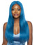 Mane Concept Trill 13A Human Hair HD Pre-Colored Lace Front Wig - TROC204 COBALT BLUE STRAIGHT