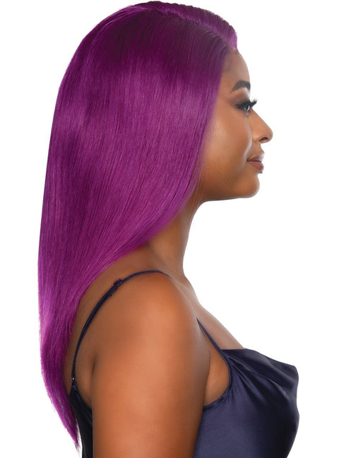 Mane Concept Trill 13A Human Hair HD Pre-Colored Lace Front Wig - TROC4304 RICH PURPLE STRAIGHT