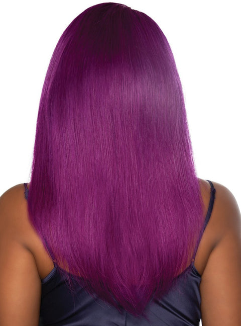 Mane Concept Trill 13A Human Hair HD Pre-Colored Lace Front Wig - TROC4304 RICH PURPLE STRAIGHT