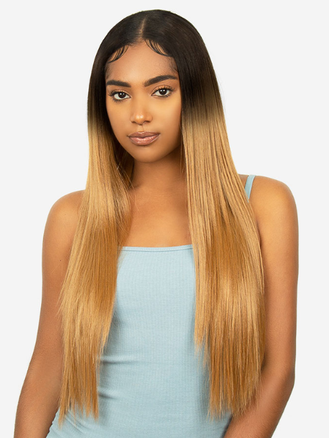 R&B Collection Sugar Blended Human Hair V Part Wig - V-HONEY