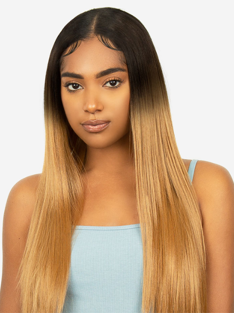 R&B Collection Sugar Blended Human Hair V Part Wig - V-HONEY