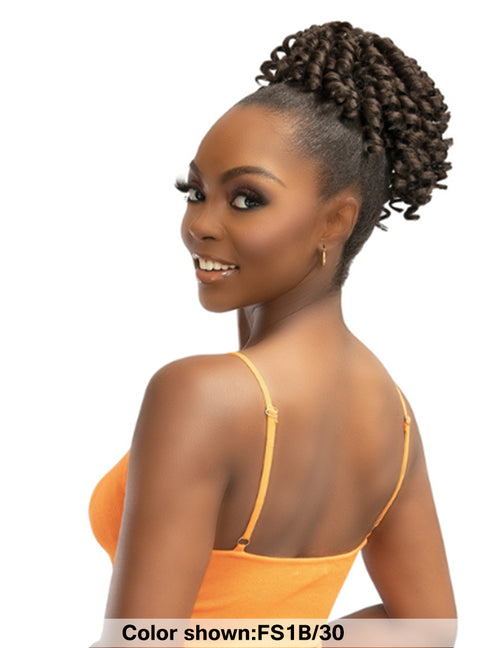 SALE! Janet Collection Remy Illusion Ponytail - ZIRCON