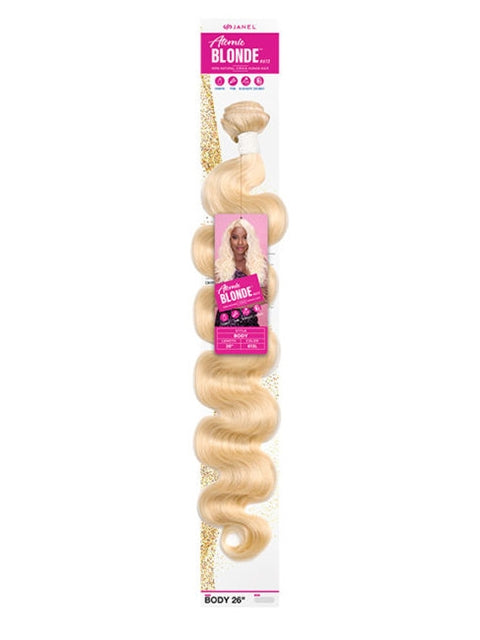 Janet Collection 100% Unprocessed Remy Human Hair ATOMIC BLONDE BODY Weave Color  613L