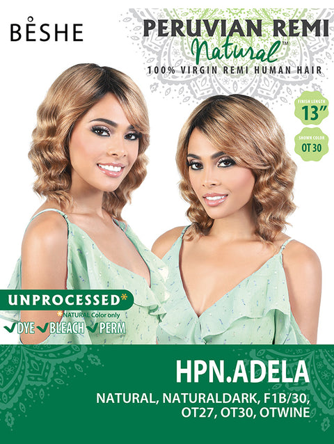 Beshe Peruvian Remi Natural Human Hair HPN.ADELA Wig