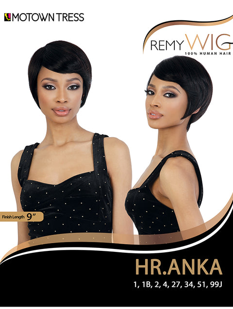 Motown Tress Remy Human Hair Wig - HR.ANKA