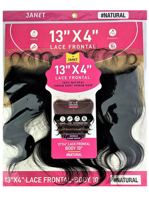 Janet Collection 100% Virgin Remy Human Hair 13x4 BODY Lace Frontal Closure