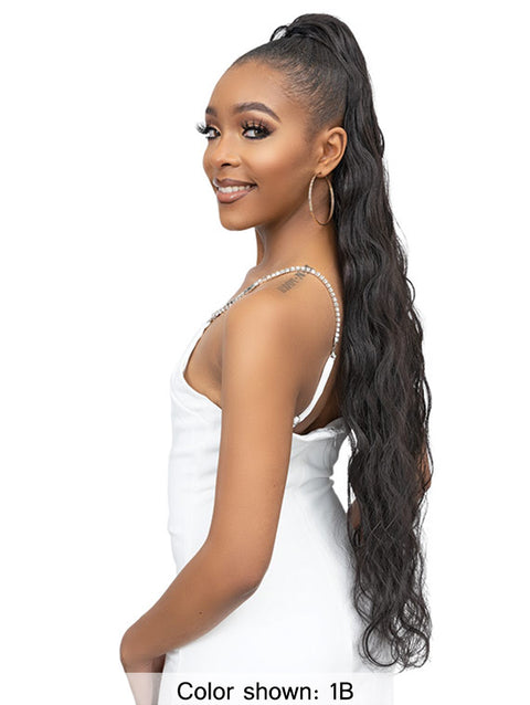 SALE! Janet Collection Remy Illusion Ponytail - BODY 32"