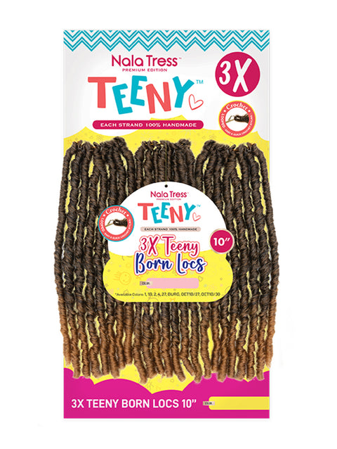 Janet Collection Nala Tress 3X TEENY BORN LOCS Crochet Braid 10