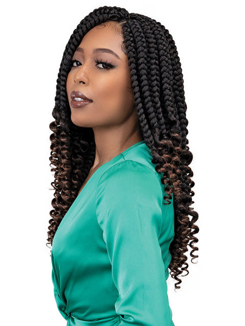 Janet Collection Nala Tress 2X JUMBO COI BOX BRAID Crochet Braid 14