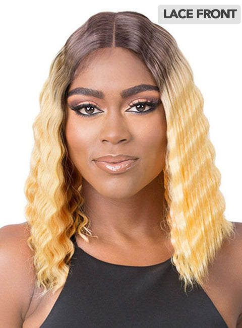 Its A Wig Premium Synthetic HD Lace Front Wig - CRIMPED HAIR 2