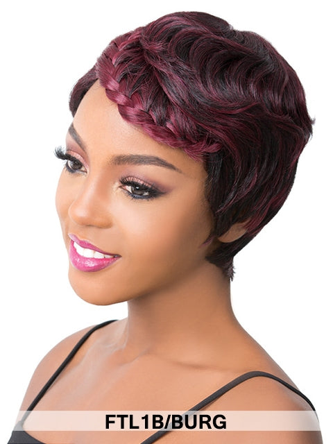 Its a Wig Premium Synthetic Iron Friendly Wig - CROWN BRAID PIXIE