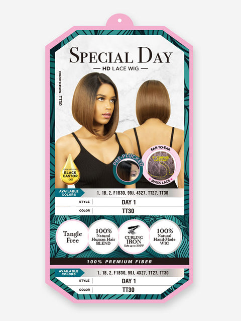 R&B Collection Human Hair Blended Lace Wig - DAY 1