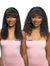 Janet Collection 100% Human Hair Crescent Band Wet&Wavy Wig - DEEP