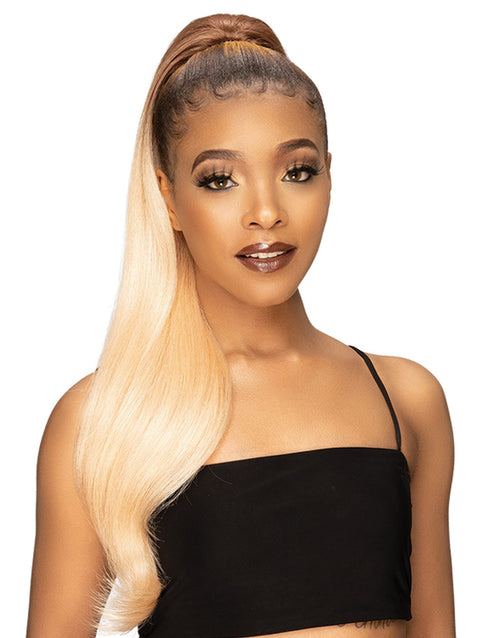 SALE! Janet Collection Remy Illusion Ponytail - EMERALD