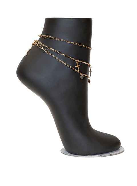 Esha  Anklet Set 3pc - Faith, Hope & Love